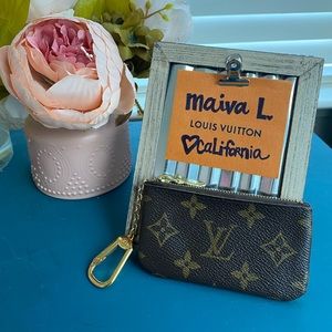 Louis Vuitton Cles Keychain Zip Pouch